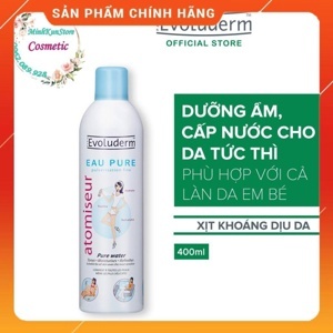 Xịt khoáng toàn thân Evoluderm 150ml