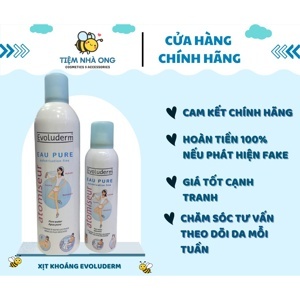 Xịt khoáng toàn thân Evoluderm Atomiseur 400ml