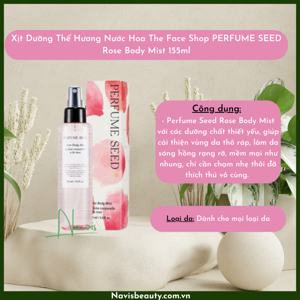 Xịt khoáng toàn thân Perfume Seed Rose Body Mist