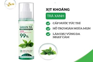 Xịt khoáng trà xanh Dưỡng da - Dabo Green Tea Calming Mist 100ml