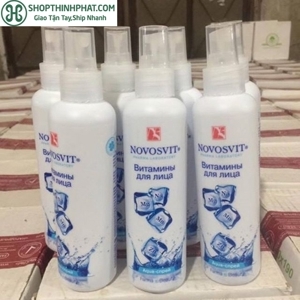 Xịt khoáng Novosvit của Nga