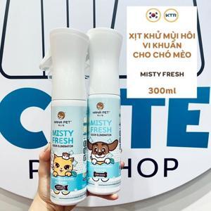 Xịt khử mùi đa năng và hỗ trợ diệt khuẩn Misty Fresh 300ml cho chó