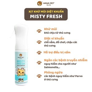 Xịt khử mùi đa năng và hỗ trợ diệt khuẩn Misty Fresh 300ml cho chó