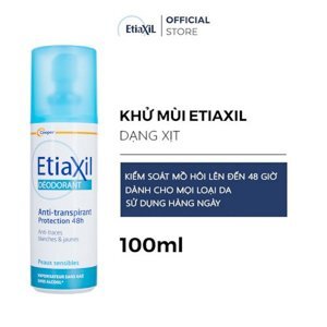 Xịt khử mùi Etiaxil đặc trị mồ hôi chân 100ml