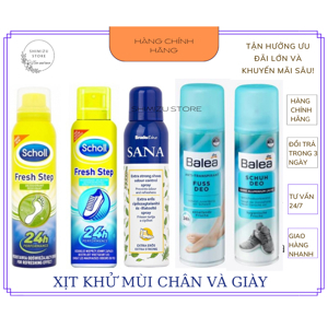 Xịt khử mùi hôi chân Balea 200ml của Đức