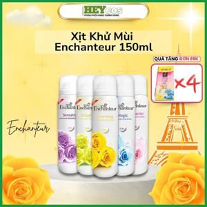 Xịt khử mùi hương nước hoa Enchanteur Charming 150ml