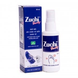 Xịt khử mùi mồ hôi zuchi chai 20ml