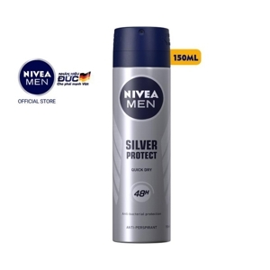 Xịt khử mùi Nivea Silver Protect cho nam 150ml