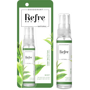 Xịt khử mùi Refre Natural hương trà xanh 30ml