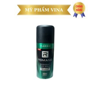 Xịt khử mùi toàn thân Romano Classic 150ml
