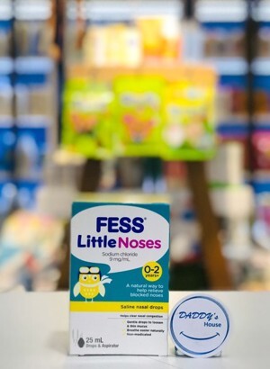 Xịt mũi kèm bóng hút Fess Little Noses Úc - 15ml