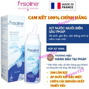 Xịt muối biển sâu Fysoline 100ml 30113