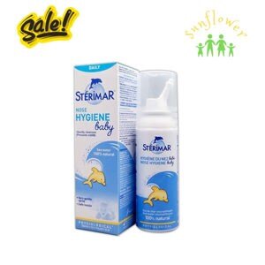 Xịt muối biển Stérimar Nose Hygiene Baby Lọ 100ml cho trẻ 3 tháng -3 tuổi (Pháp)