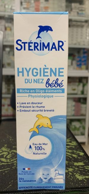 Xịt muối biển Stérimar Nose Hygiene Baby Lọ 100ml cho trẻ 3 tháng -3 tuổi (Pháp)