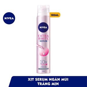 Xịt ngăn mùi serum trắng mịn Nivea 100ml