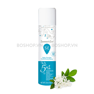 Xịt phụ khoa Summer's Eve Baby Powder 56.7g