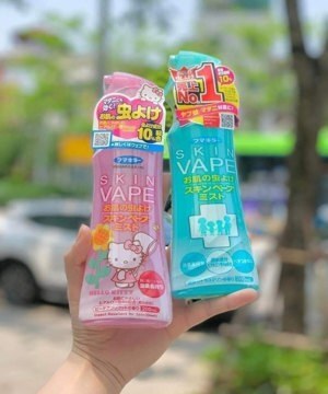 Xịt phun sương chống muỗi và côn trùng đốt Hello Kitty SKIN VAPE 200ml