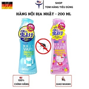 Xịt phun sương chống muỗi và côn trùng đốt SKin Vape Hello Kitty - 200 ml