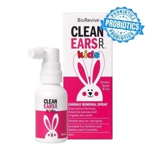 Xịt tan ráy tai Clean ears Kids 30ml