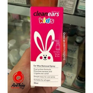 Xịt tan ráy tai Clean ears Kids 30ml