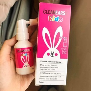 Xịt tan ráy tau Cleanears Kids 30ml