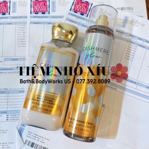 Xịt toàn thân Bath And Body Works Cashmere Glow