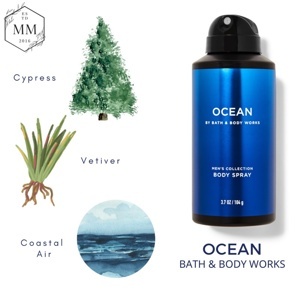 Xịt toàn thân nam Bath and body works Ocean For Men