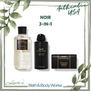 Xịt toàn thân nam Bath and body works Noir For Men