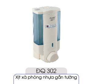 Xịt xà phòng nhựa gắn tường ĐQ302