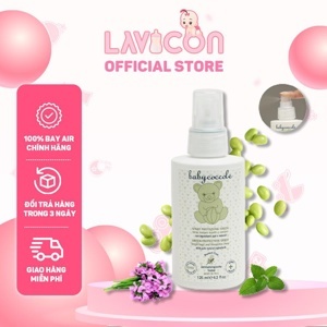 Xịt xua muỗi chiết xuất tía tô đất và cây phong lữ Babycoccole 125ml 0M+