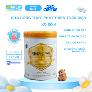 Sữa bột XO 4 - hộp 800g (dành cho trẻ từ 1 - 3 tuổi)