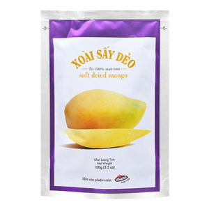 Xoài sấy dẻo Vinamit - gói 100g