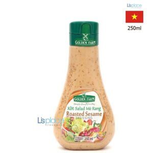 Xốt trộn salad Golden Farm vị mè rang chai 250ml