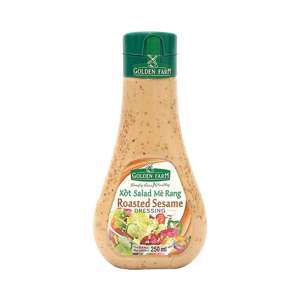 Xốt trộn salad Golden Farm vị mè rang chai 250ml