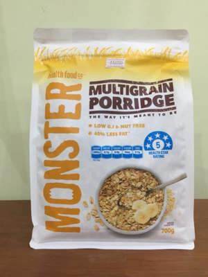 Yến mạch Multigrain Porridge hiệu Monster – túi 700g