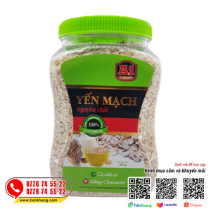 Yến mạch nguyên chất A1 hộp 450g