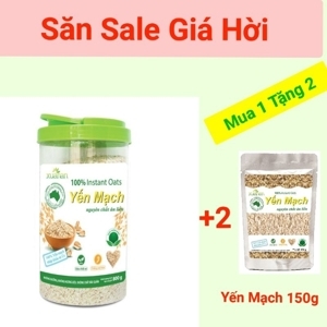 Yến mạch nguyên chất ăn liền Xuân An hộp 800g