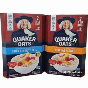 Yến mạch nguyên hạt (nguyên chất)- Quaker Oats Old Fashioned - Mỹ 4.52KG