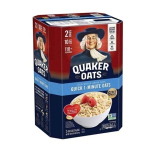 Yến mạch nguyên hạt (nguyên chất)- Quaker Oats Old Fashioned - Mỹ 4.52KG