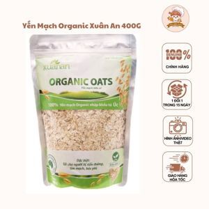 Yến mạch organic Xuân An túi 400g