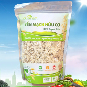 Yến mạch organic Xuân An túi 400g