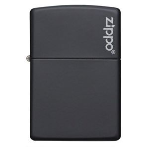 Bật lửa Zippo Black Matte with Zippo Logo